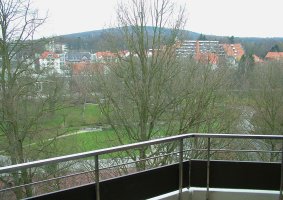 Ausblick vom Balkon